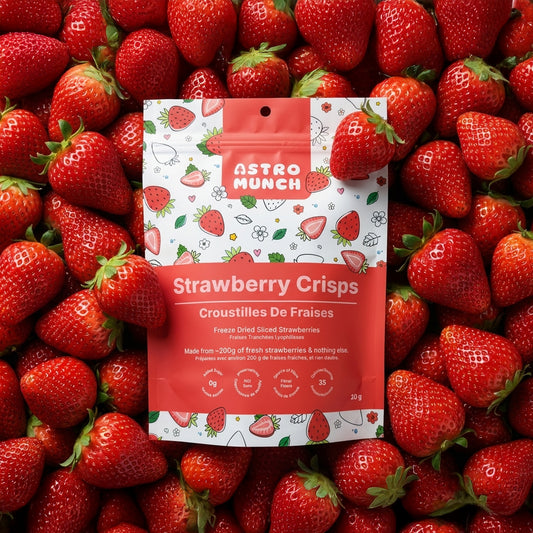 Strawberry Crisps - Freeze Dried Sliced Strawberries