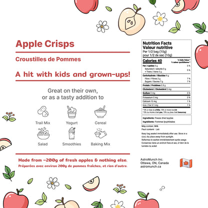 Apple Crisps - Freeze Dried Apple Slices