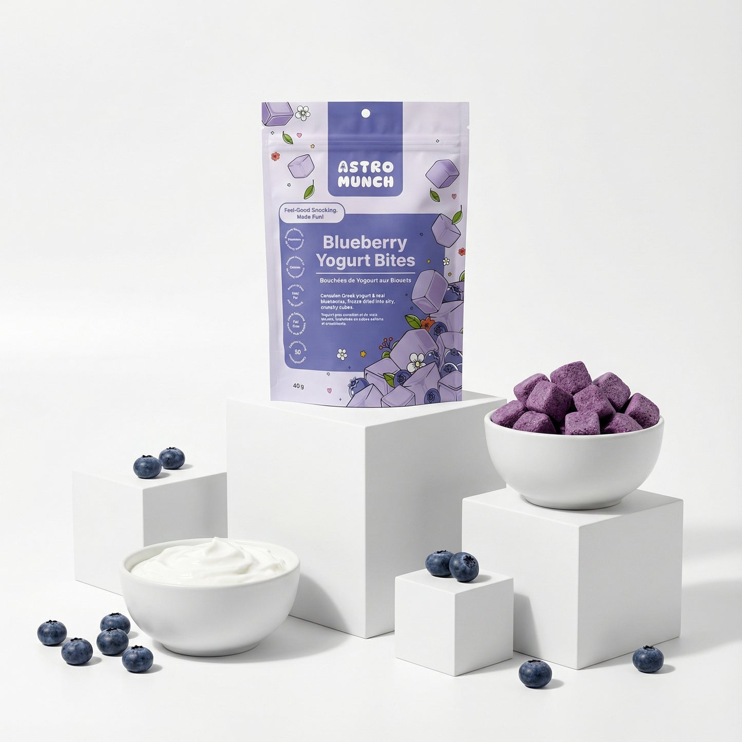 Blueberry Yogurt Bites