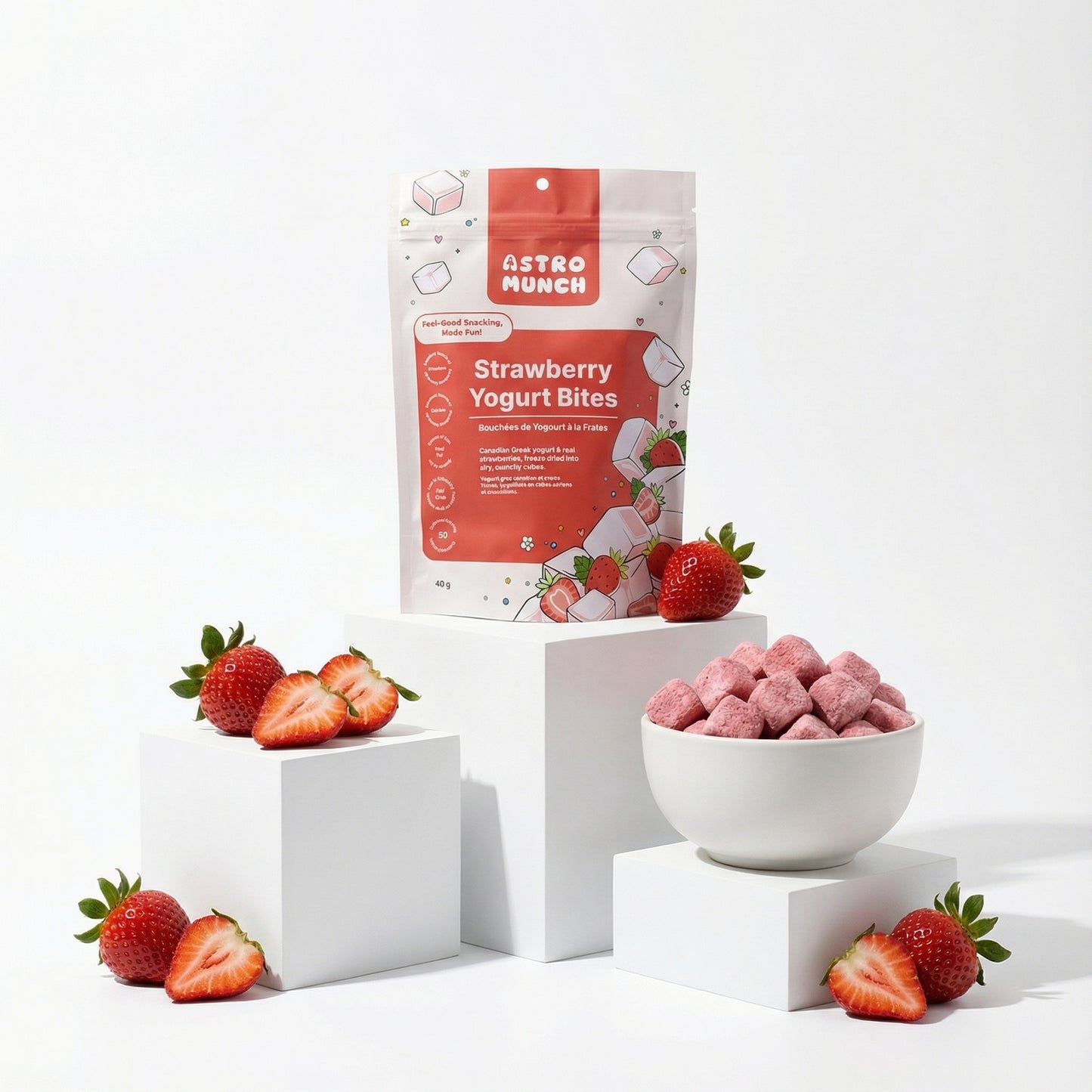 Strawberry Yogurt Bites